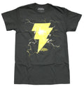 Black Adam New Adult T-Shirt - Electrified Bolt Logo Image