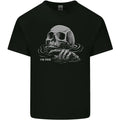 Drowning Skull Im Fine Mens Cotton T-Shirt Tee Top