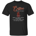Eeffoc definition Unisex shirt gift funny coffee lover tee black dark heather