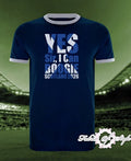 YES Sir, I can BOOGIE! SCOTTISH Flag Scotland  T-shirt Ringer l Navy 2026