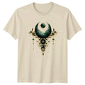 Perfect Stylish Gold Watercolor Celestial Womens T-Shirt Occult Mystical