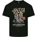 Roller Skate Retro Skating Boots Mens Light Cotton T-Shirt
