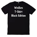 Black Edition Motif White T-Shirt