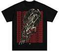 Evil Loses Everytime T-Shirt Archangel Michael Graphic Tee Streetwear Black UK