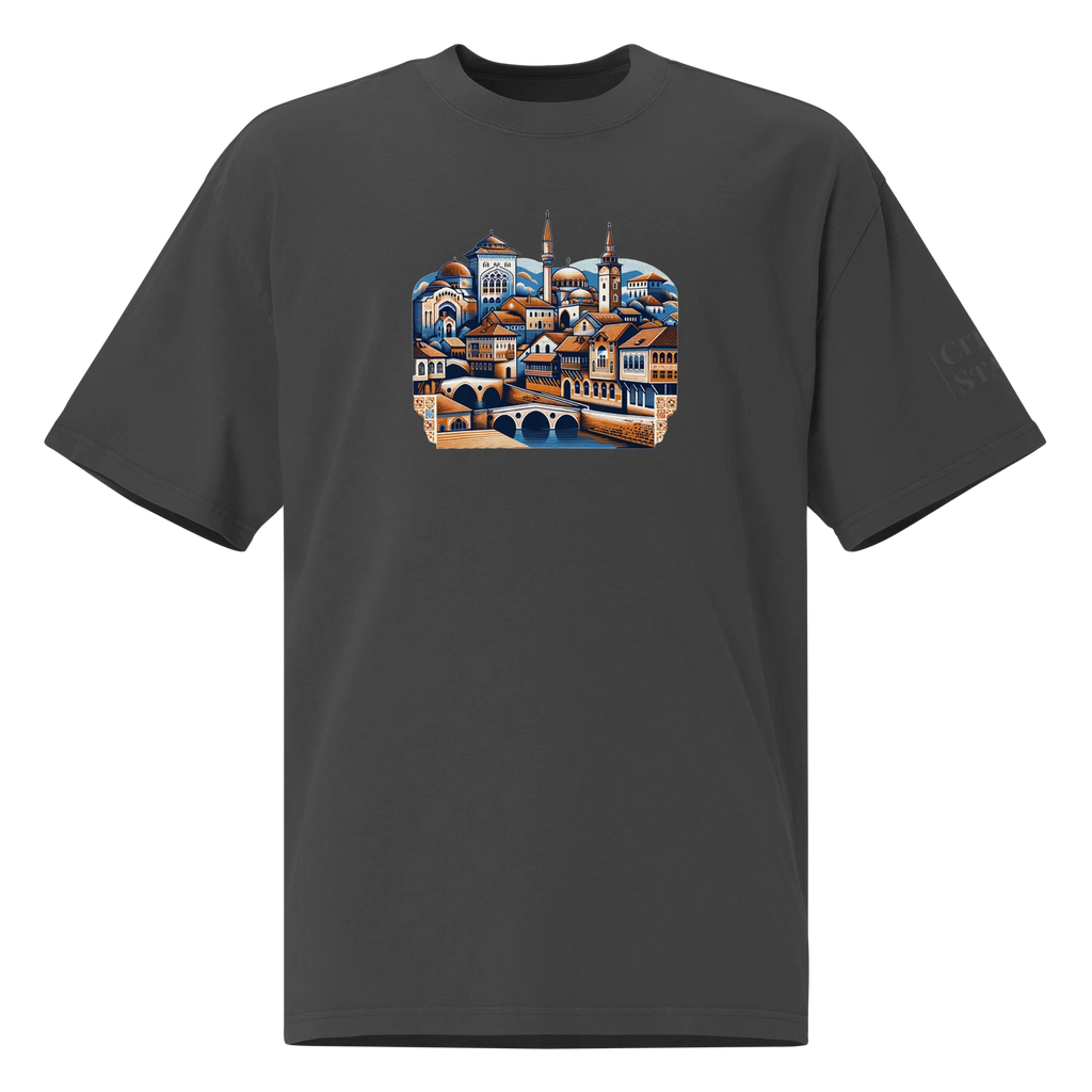 Oversized faded t-shirt (BOSNIA & HERCEGOVINA)