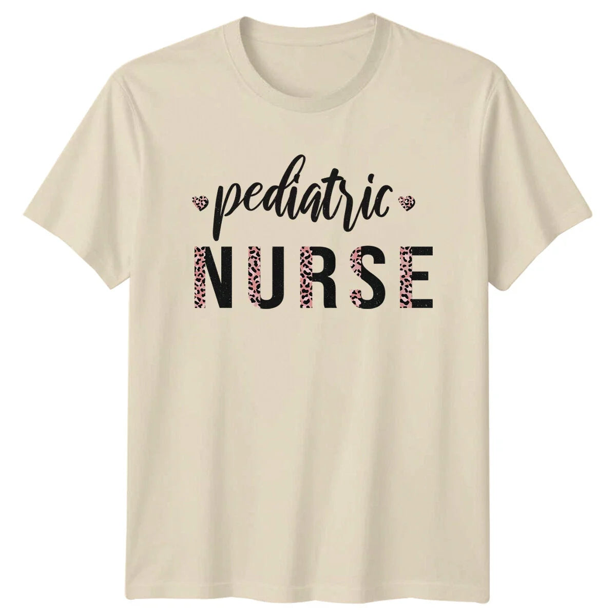 Pediatric Nurse Leopard T-Shirt - Cute Nurse Tee - pediatric NURSE