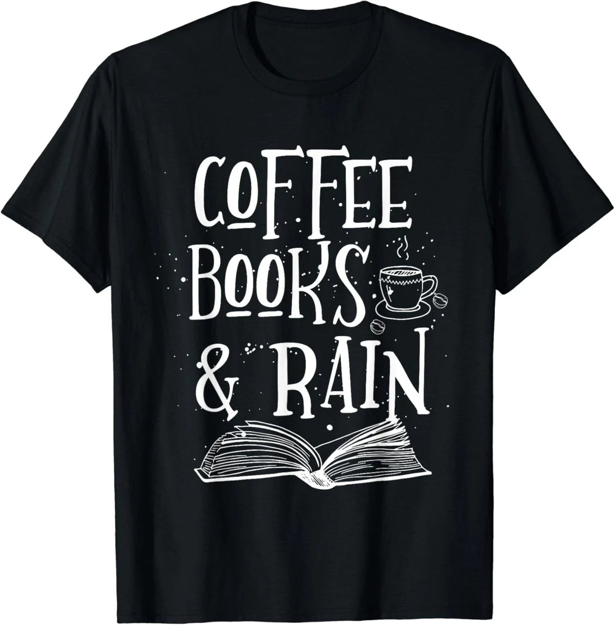 Coffee Books & Rain Gift Unisex T-Shirt