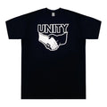 Vintage 80s 90s Unity T-Shirt Streetwear End Racism Graphic Black White
