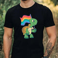 Mens Pride Month Motif Cotton T-Shirt Size XS to 5XL