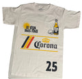 Corona Extra La Vida Mas Fina ~ Bottle & Beer T-Shirt-Mens (Size Small) NEW