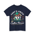 Chefs Knife Coffee Crest Unisex T-Shirt. Final Fantasy Video Game. Tomberi.