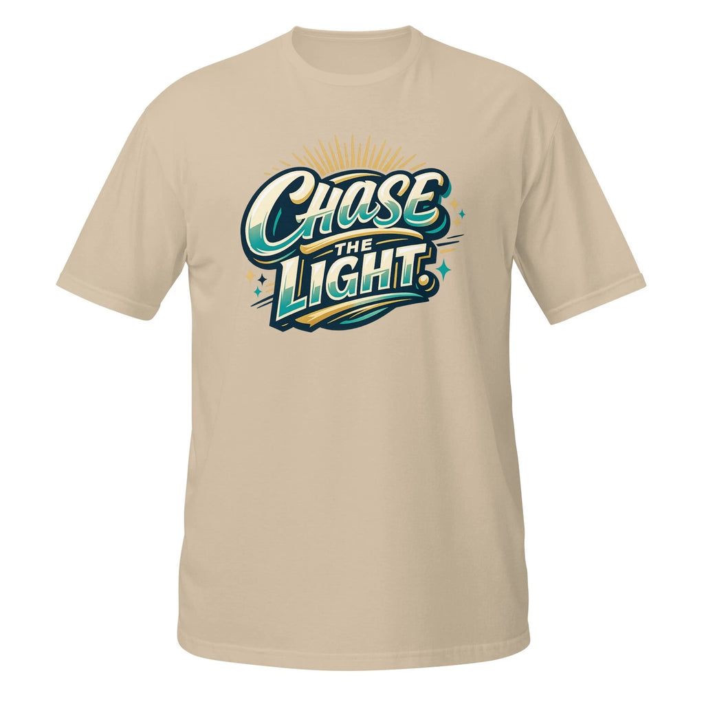 Chase The Light Shirt Viral Motivational Quote Modern Typography Tee