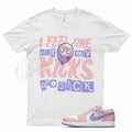 White SICK V2 T Shirt for J1 1 Arctic Punch Purple Pulse Easter Pink Lagoon