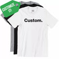 Your Custom Text T-Shirt - WRDMRK - Personalized Printed Word Tee - Helvetica