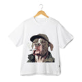 Smoking Dog T-Shirt - Unisex Funny Boxer Cartoon Street Style Graphic Tee