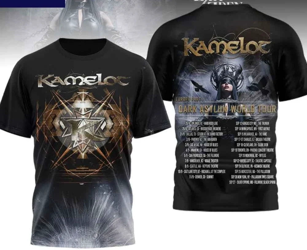 Kamelot Dark Asylum World Tour AOP T-Shirt