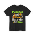 Beer Drinking Shirt | Funny Beer Shirt | Pickleball Tpickleball and Beer T-Shirt