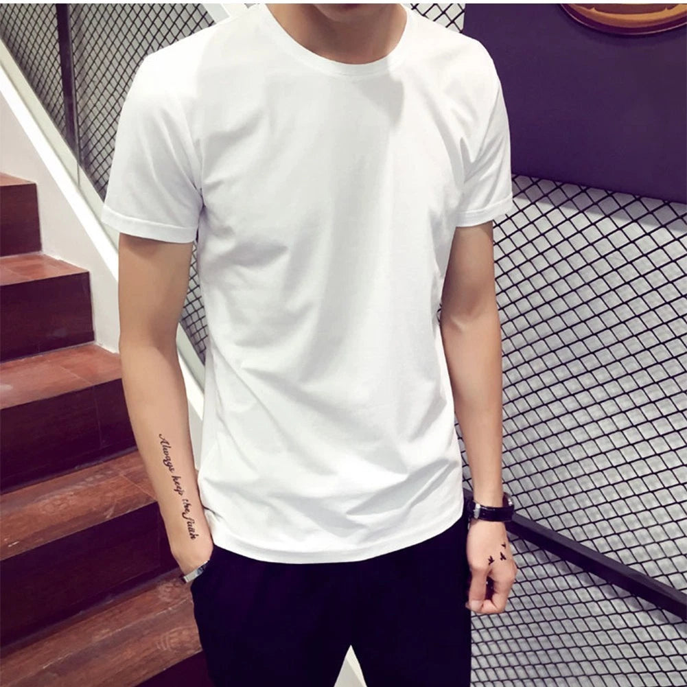Stylish Short Sleeve Tee for Men Perfect for Casual Outings and Daily Wear