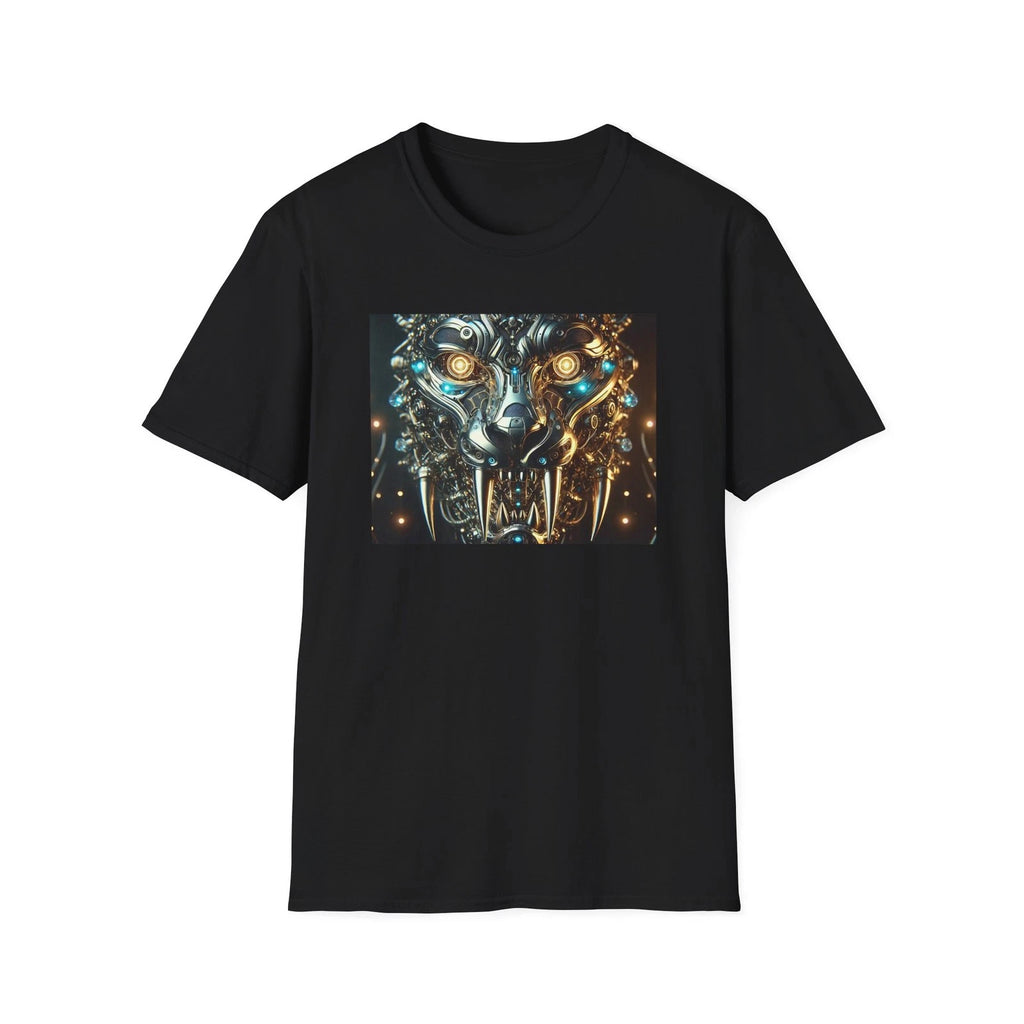Cyber Wolf T-Shirt | Futuristic Steampunk Wolf Graphic Tee Sci-Fi Streetwear