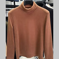 Men Close Fit Half High Collar Base T Shirt for Inner or Outer Layer Use