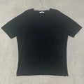 NINETY PERCENT Shirt Mens XS Black Organic Cotton Crew Neck Short Sleeve T-Shirt