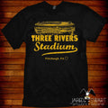 Pittsburgh Three Rivers Stadium retro T-shirt old stadium of Stealers Pirates
