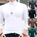 Essential Mens Half Turtleneck Warm Pullover for Daily Wear and Comfort