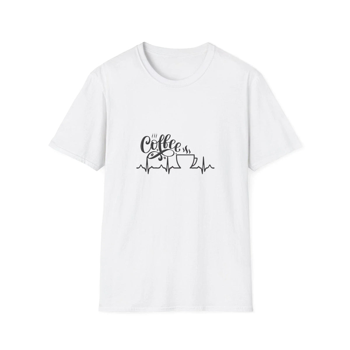 Coffee is Life Softstyle T-Shirt | Funny Coffee Tee, Gift for Coffee Lovers