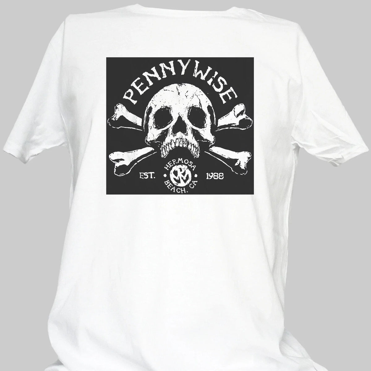 Pennywise Hardcore Punk Rock Short Sleeve White Unisex T-shirt S-3XL