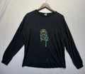 Delta Pro Weight Shirt Men Large Black Graphic Print Hell Is In Your Head Cotton