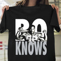 Bo Jackson Bo Knows Raiders Graphic Print Unisex Shirt S-3XL Q1747
