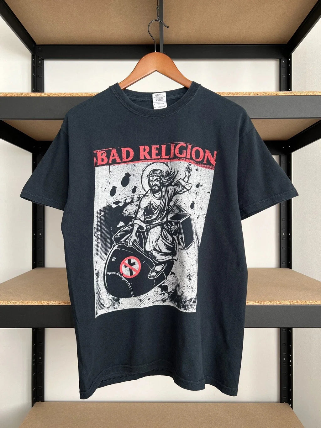 Vintage 2011 Bad Religion Jesus Europe Tour Punk Rock Black T-shirt Sz M