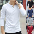 Casual Long Sleeve Top Daily Use T-shirt Regular Length Spring Autumn Wear