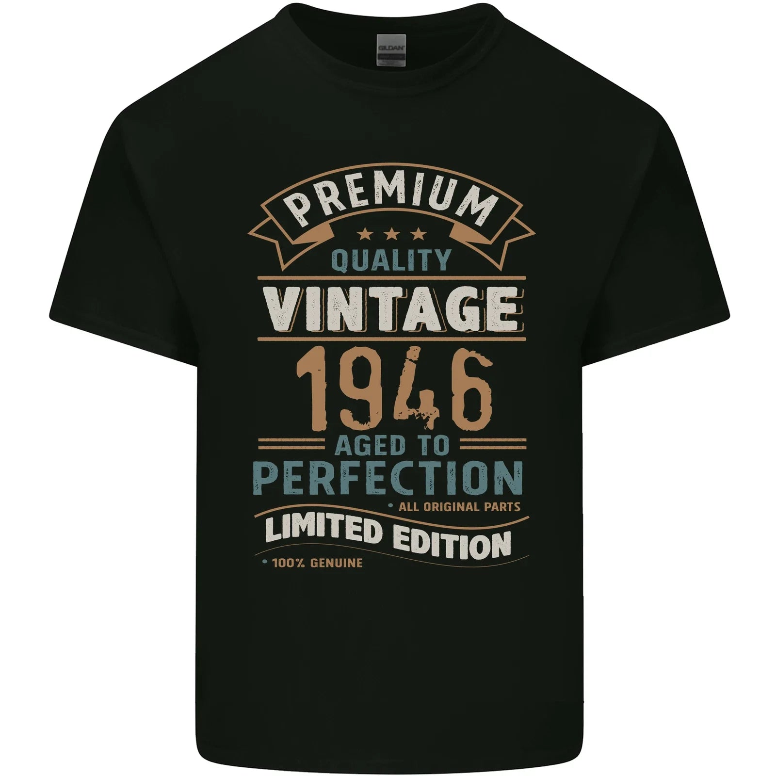 Premium Vintage 80th Birthday 1946 Mens Light Cotton T-Shirt