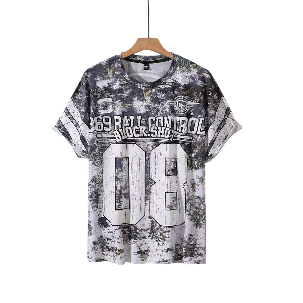 For Vacation Vintage Men's Tee Vacation Polyester Material Moderate Elasticity