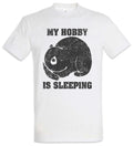 My Hobby Is Sleeping T-Shirt Chillen Chiller Lazy Bear Bears
