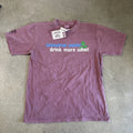 Crazy Shirts conserve water drink more wine T-shirt size medium NWT  wine dyed