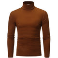 Men Long Sleeve T-Shirt Thermal High Neck Warm Winter Jumper Underwear AU