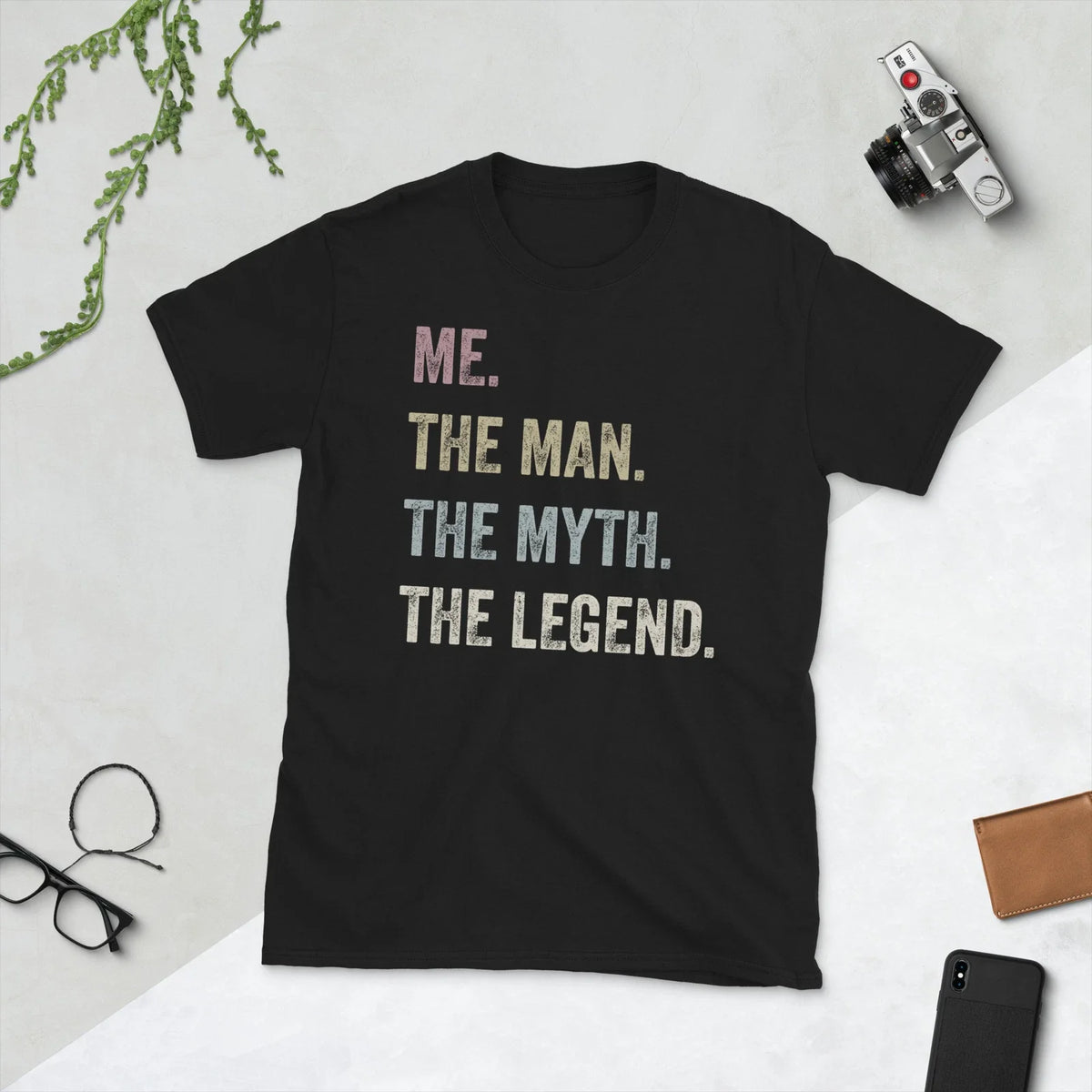 Me The Man The Myth The Legend Vintage Retro Short-Sleeve Unisex T-Shirt