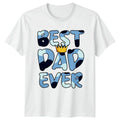 Best Dad Ever Crown T-Shirt Cute Fathers Day Gift For Men's Women's