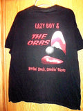 Lazy Boy n the ORBS Rockin' Rock Smokin' Blues XL black t shirt
