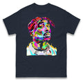 Tupac Shakur Colourful Art T Shirt