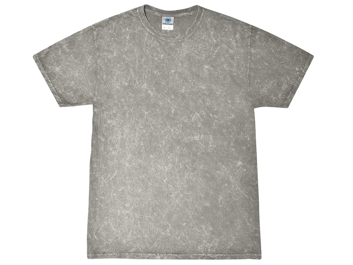 Mineral Wash Vintage Gray T-Shirts Adult S to 3XL Short Sleeve 100% Cotton