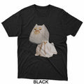 Ghost Cat Meme Funny Artwork Men Women T-Shirt
