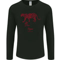 Chinese Zodiac Shengxiao Year of the Tiger Mens Long Sleeve T-Shirt