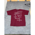 Guinness Beer T-Shirt Mens XL Maroon Burgundy Goodness Graphic Tee Cotton