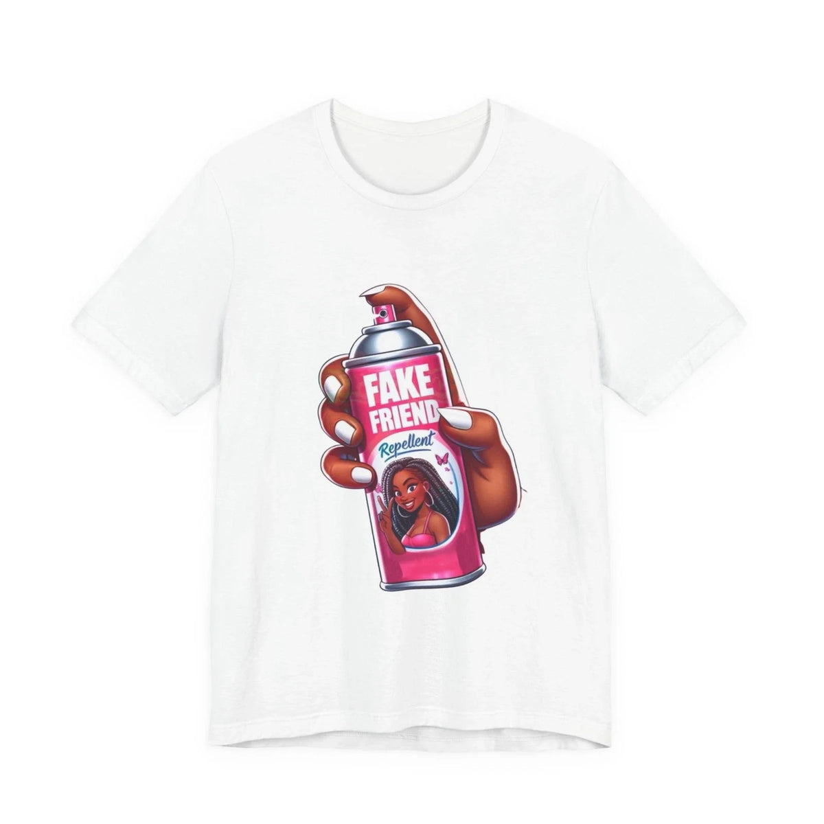 Fake Friend Spray T-Shirt | Illustration, Sassy Pop Art