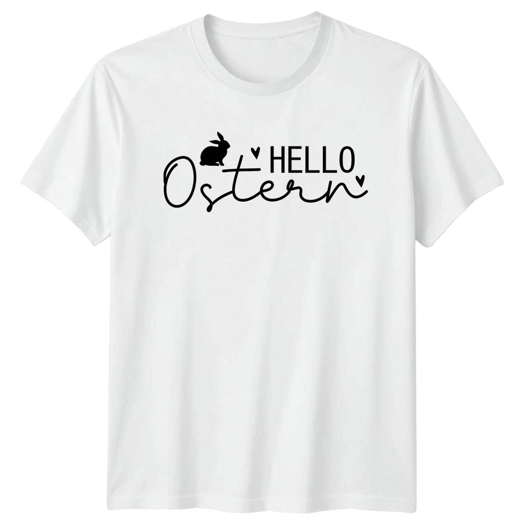 Stylish Hello Ostern T-Shirt German Easter Easter Gift For Him And Her