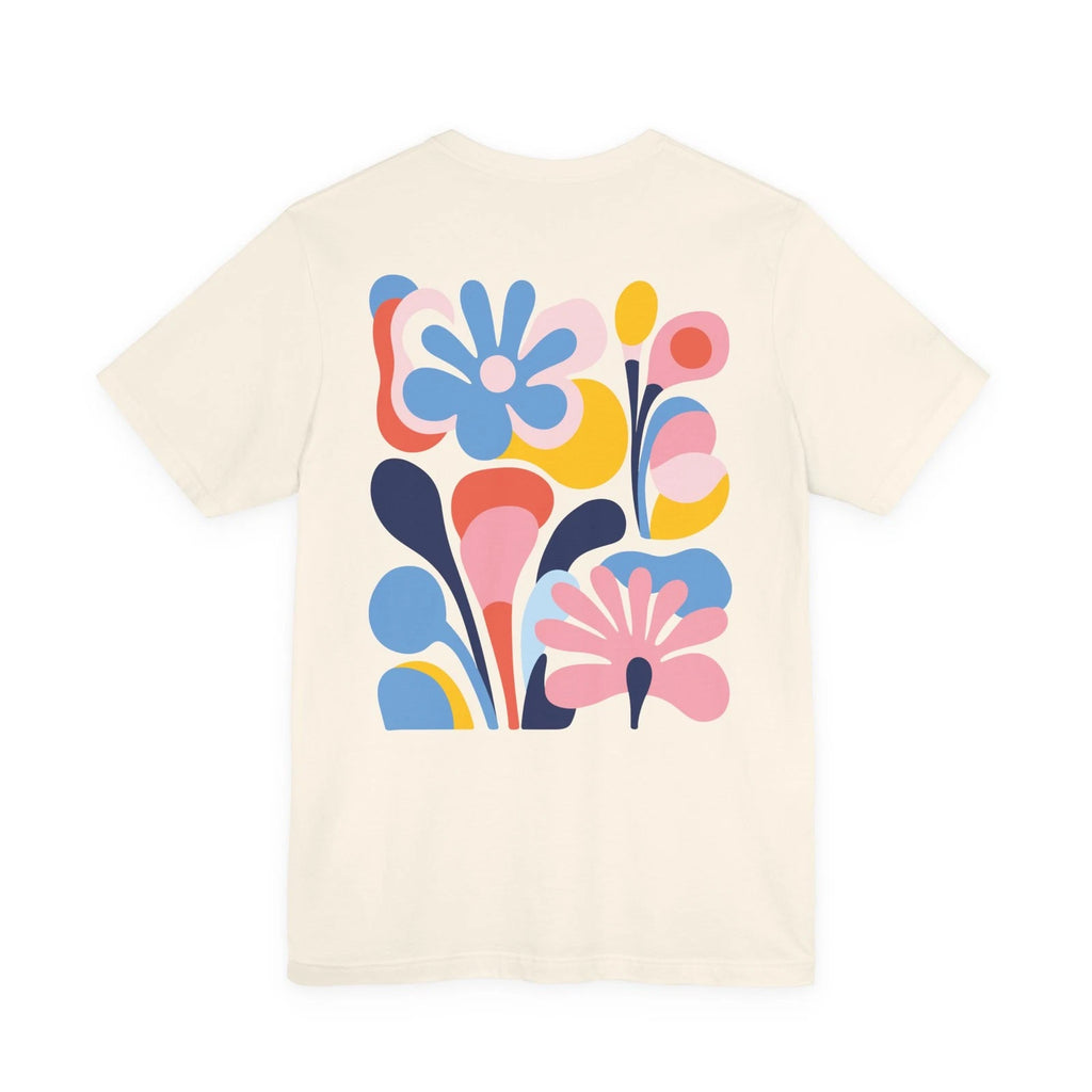 Color Pop Floral T-Shirt – Lebendiges Retro-Streetwear-T-Shirt mit Grafik