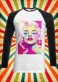 Marilyn Monroe Pop Singer Cool Men Women Long Short Sleeve Baseball T Shirt 2276